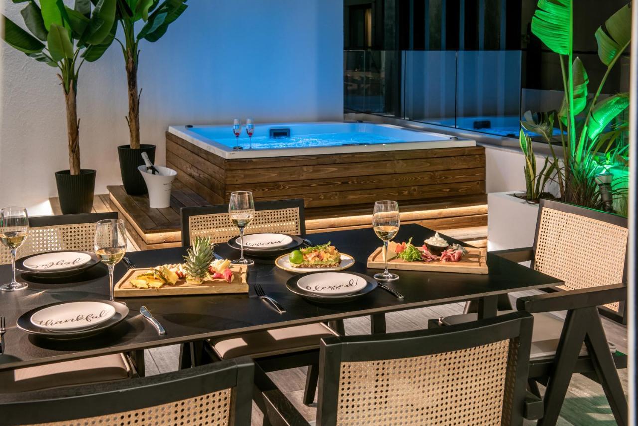 Maison Aqua Suite With Private Mini Pool Jacuzzi Hersonissos  Exterior foto
